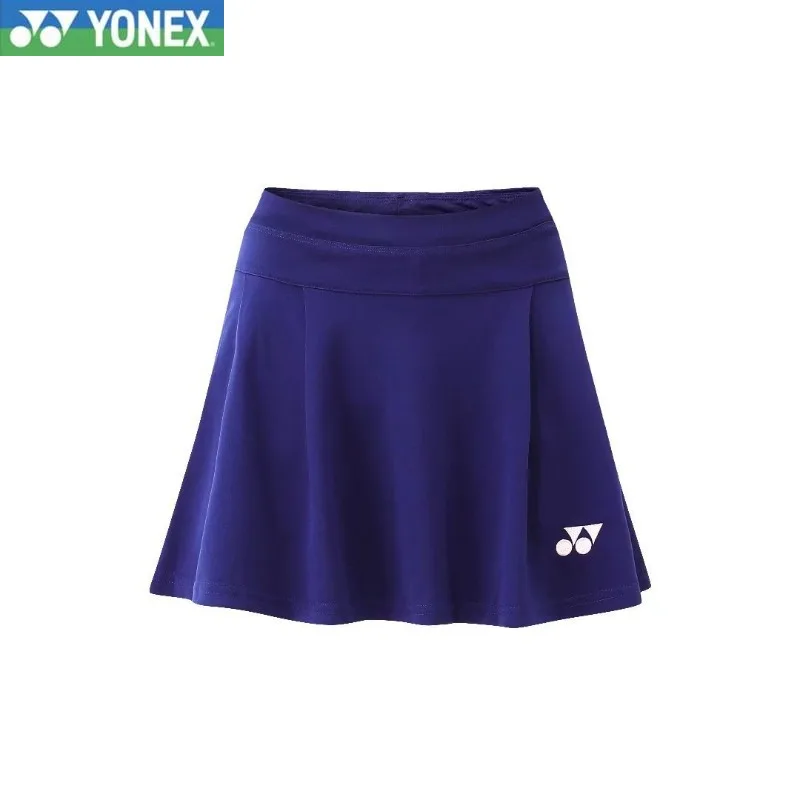 Новинка 2024 Женская юбка для бадминтона YONEX простые и универсальные