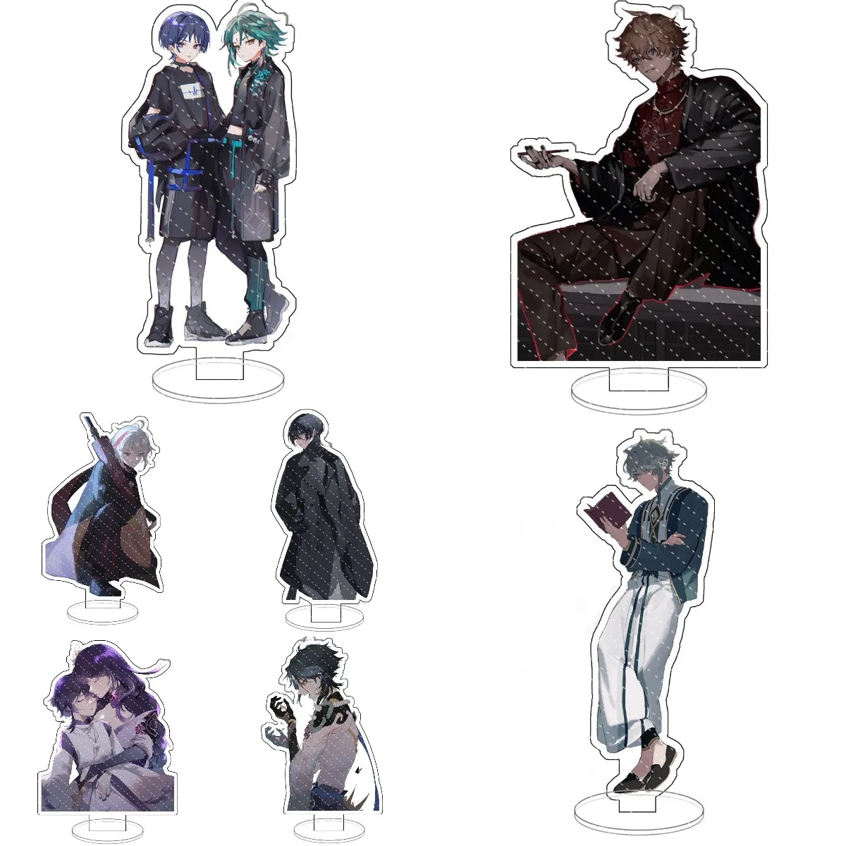 

Hot Game Anime Genshin Impact Scaramouche Cosplay Acrylic Action Figure Xiao Alhaitham Stand Model Toy Desk Decor Prop Fans Gift