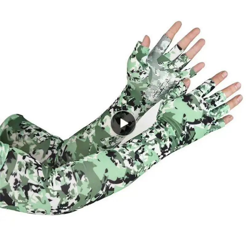 

Нескользящие и износостойкие ледяные рукава для ладони укрепляют отверстие, чтобы предотвратить скольжение, спортивный рукав, ледяной рукав