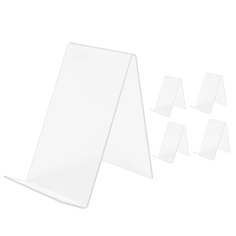 

Acrylic Book Stand With Ledge,Transparent Acrylic Display Easel, Clear Tablet Holder For Books,Notebooks,Artworks
