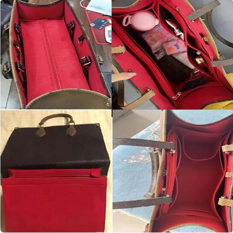 Органайзер для onthego сумка-вставка из фетровой ткани сумка макияжа формирователь