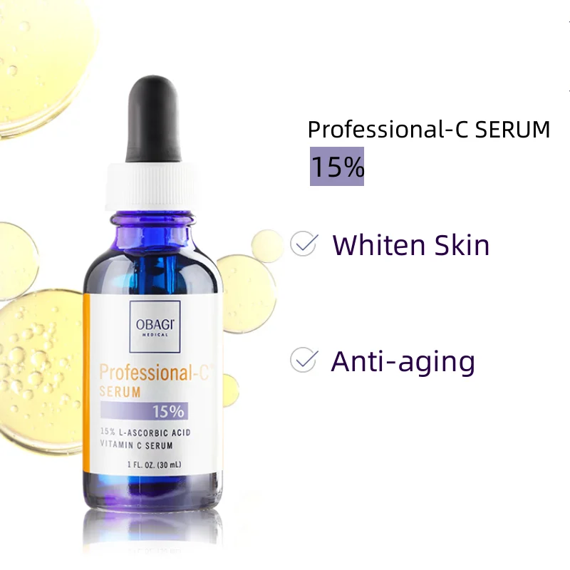 

OBAGI VC 20% Facial Serum Professional-C 20% Whitening Anti-oxidation Brighten Skin Promote Collagen Production Anti-aging 30ml