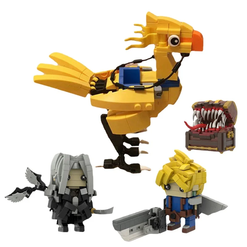 

Moc Game Finals- Fantasied Animals Chocoboed Building Blocks Mascot Action Figure Kwehs Bricks Model Assembled Toys for Children
