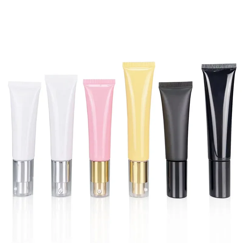 

Wholesale 30ml 40ml Cosmetic Soft Tubes Pink/White Cream/Lotion Bottle Cleansing Face/Facial Cream Containers Refillable Tubes