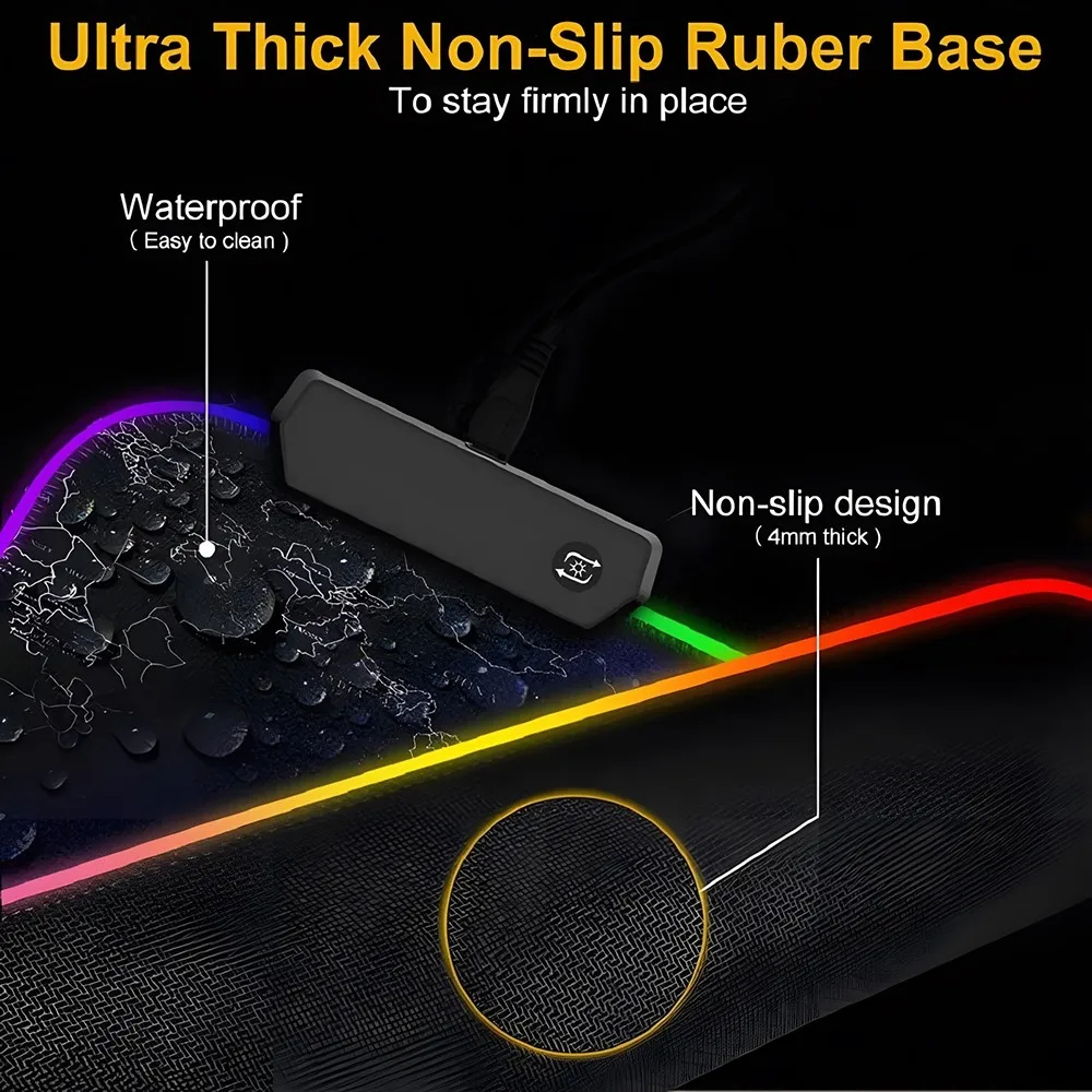 Коврик для мыши C-капитанов A-American коврик с подсветкой игровой Настольный