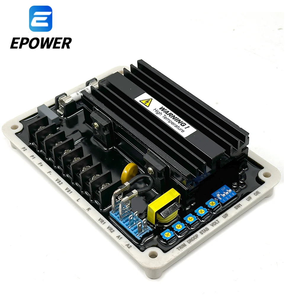 Фото Высококачественный автоматический регулятор напряжения AVR EA16 EA16A для бесщеточных генераторов, стабилизатор возбуждения, панель управления, запасные части №5