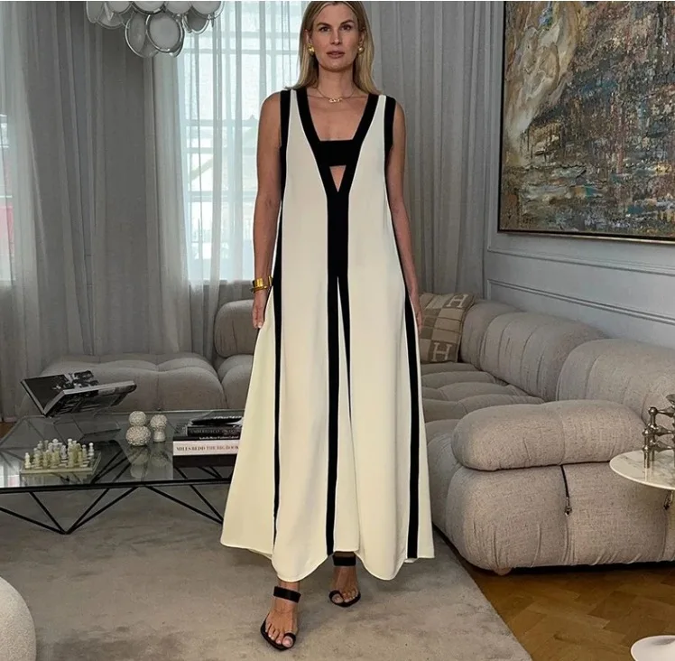 2024 Новое европейское и американское сексуальное двустороннее контрастное