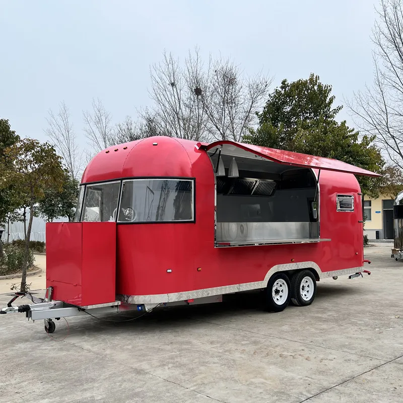 

Customizable trailer Good price fried ice cream machine food cart/coffee carts mobile food trailer/street food kiosk