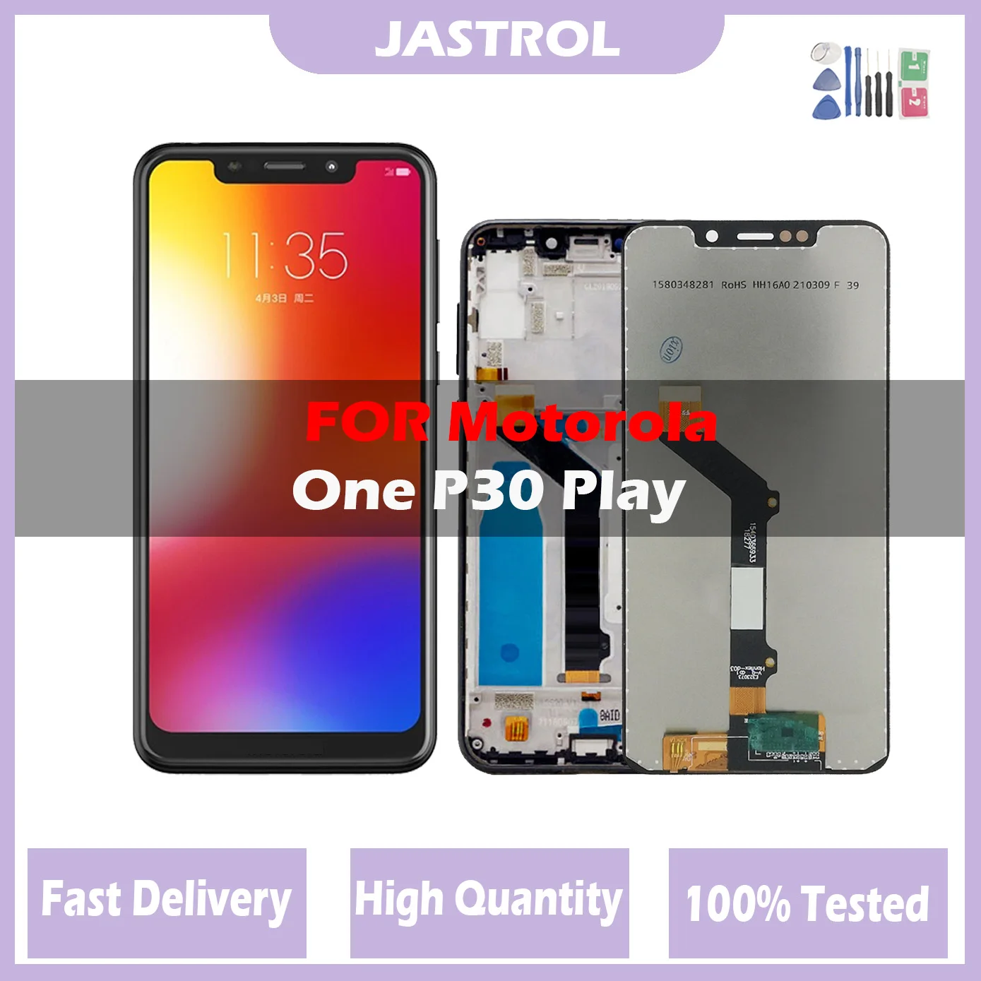 5 9-дюймовый ЖК-дисплей для Motorola Moto One P30 Play сенсорный экран в сборе OneP30 XT1941-1 XT1941-3