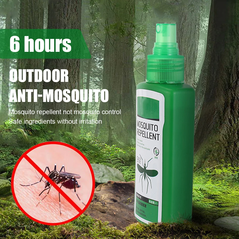 

100ml Mosquito Repellent Liquid Spray for Kids and Adults Plant Ingredients Portable Anti-Mosquito for Outdoor Camping Travel