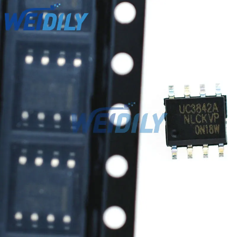 

10 шт., чип UC3842 UC3842A UC3842B 3842 SMD, SOP-8 uc3842a