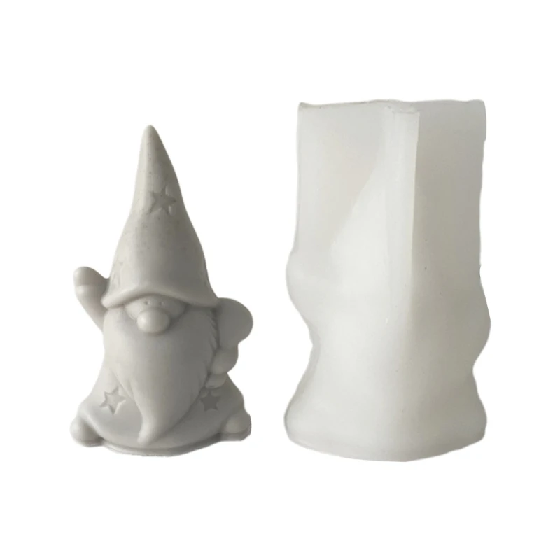 

N58F рождественские украшения, силиконовая форма, форма Санта-Клаус из эпоксидной смолы, литье «сделай сам»