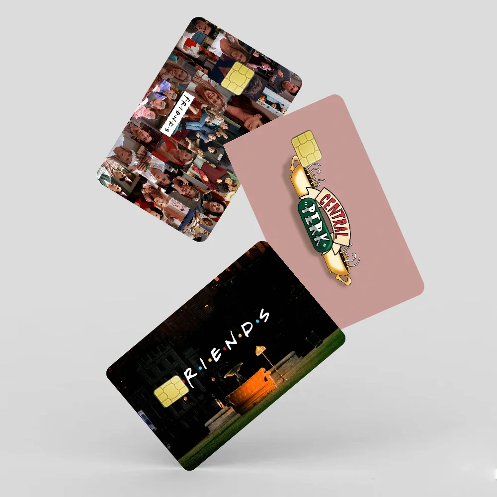 Фото 1 шт., наклейка «Друзья», ТВ-шоу «Ани», пленка для кожи, чехол для кредитной карты, дебетовая банковская карта, спереди №5