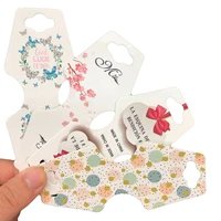 50pcslot 4 6x11cm jewelry display card price hang tag for diy necklaces bracelet hairband packaging paper cards label