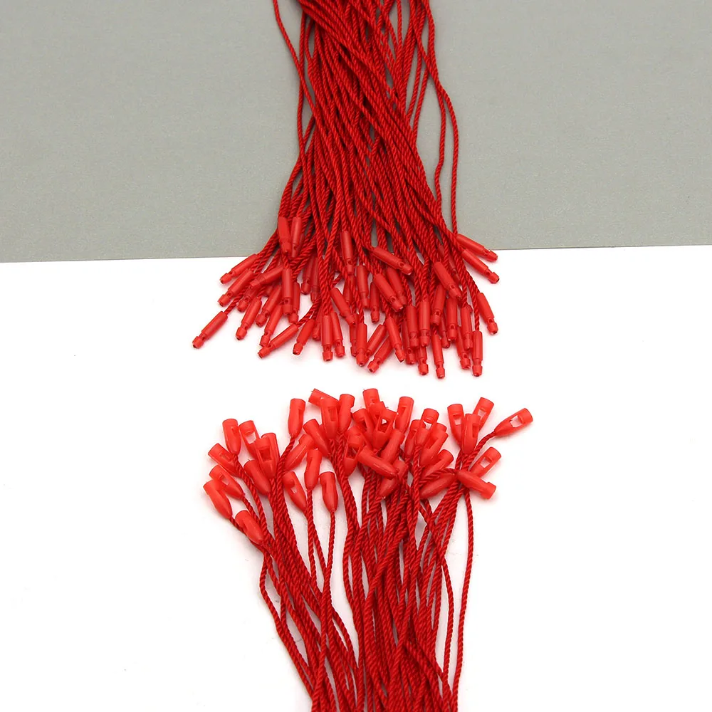 Этикетки для одежды из полиэстера веревочный шнур пластиковые яркие подвесные