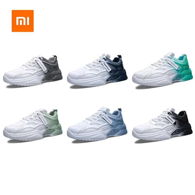

Xiaomi Men's Casual Sneakers Gradient Running Shoes Tennis Walking Lightweiht Sports Shoe Comfortable Spring Breathable Boots