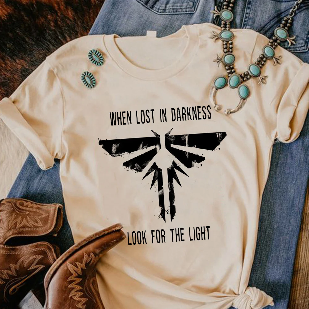 

the Last of Us tshirt women streetwear manga harajuku Tee female designer anime 2000s clothing