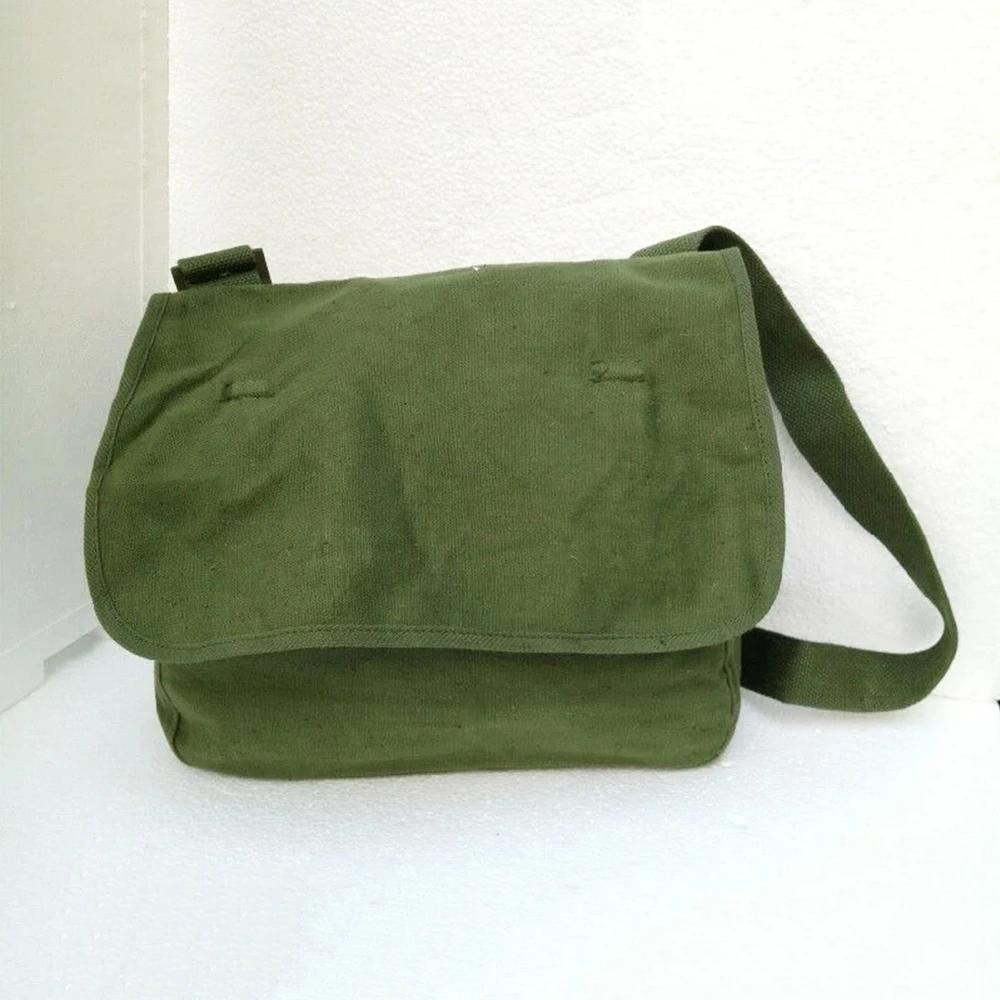 Outdoors Vietnam War Chinese Army Vintage Crossbody Canvas Pouch Old Fashioned Messenger Tote Bags Satchel Military Handbags
