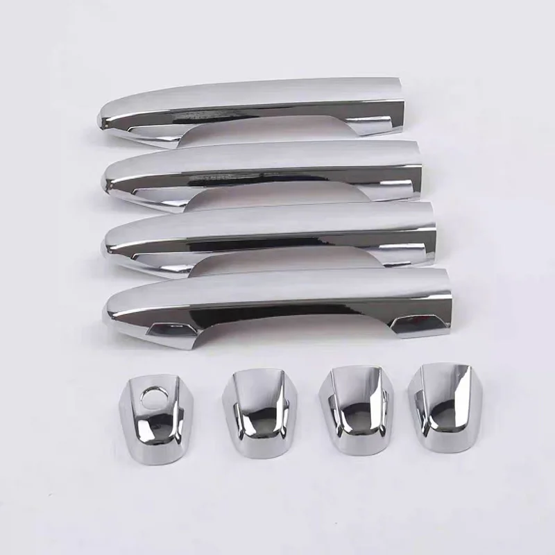 

For Honda CRV CR-V 2012 2013 2014 2015 2016 1set ABS Silver Chrome Outer Door Handles Cover Frame Trim Sticker Pull Doorknob