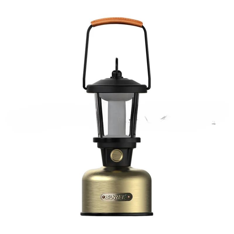 

Camping Lantern Led Charging Retro Campsite Lamp Tent Atmosphere Portable Hanging Lamp Outdoor Ambience Light