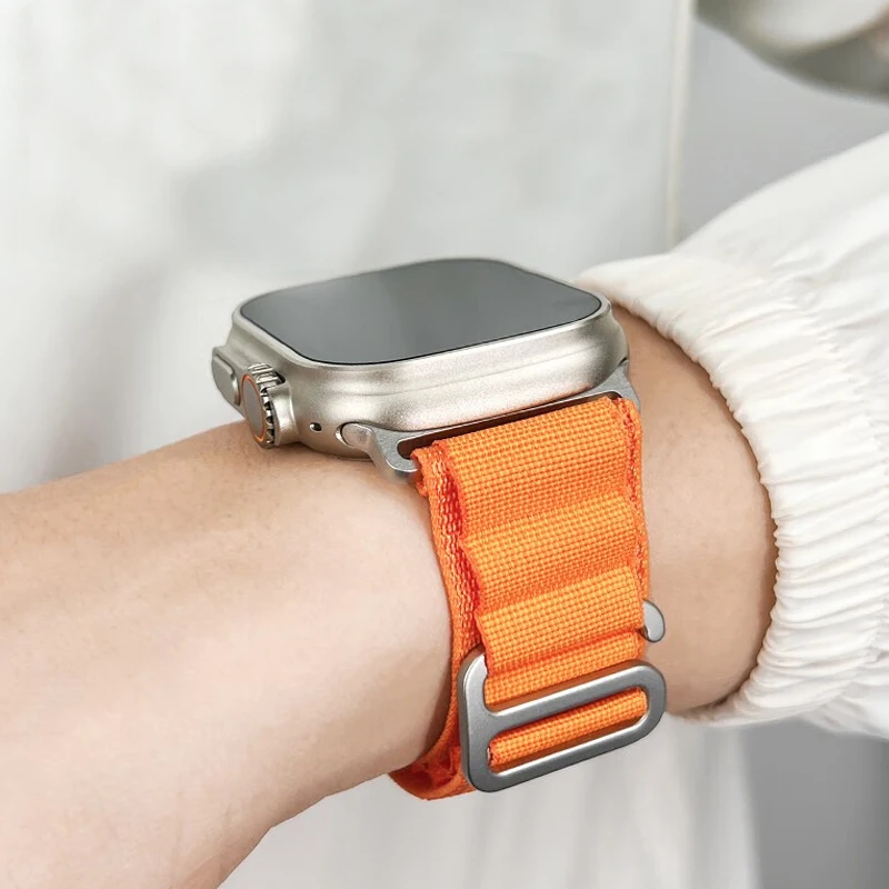 Alpine loop band for Apple watch strap 49mm 44mm 40mm 45mm 41mm 42mm 38mm 45mm Nylon bracelet iWatch Ultra series 7 6 5 3 se 8