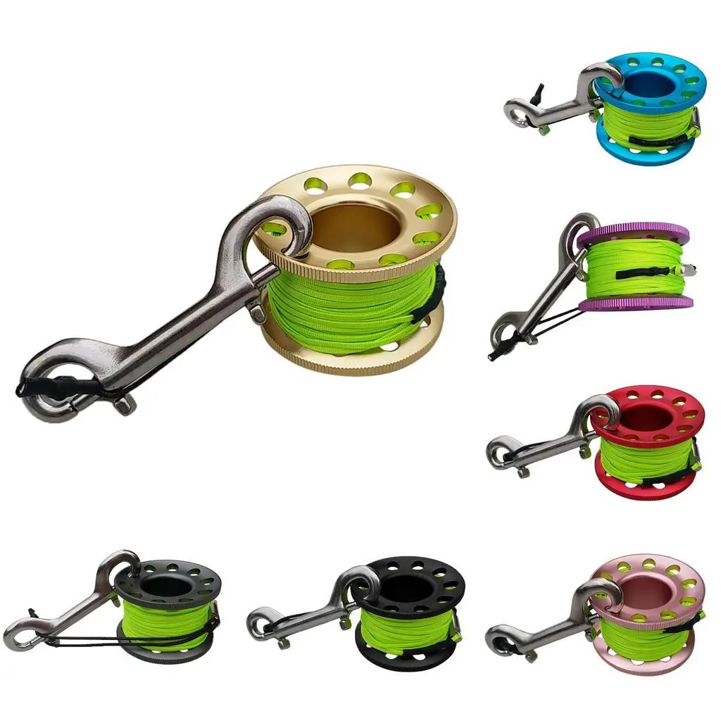 

Underwater Scuba Diving Finger Spool Dive Reel & 15m Line, - Compact & Durable