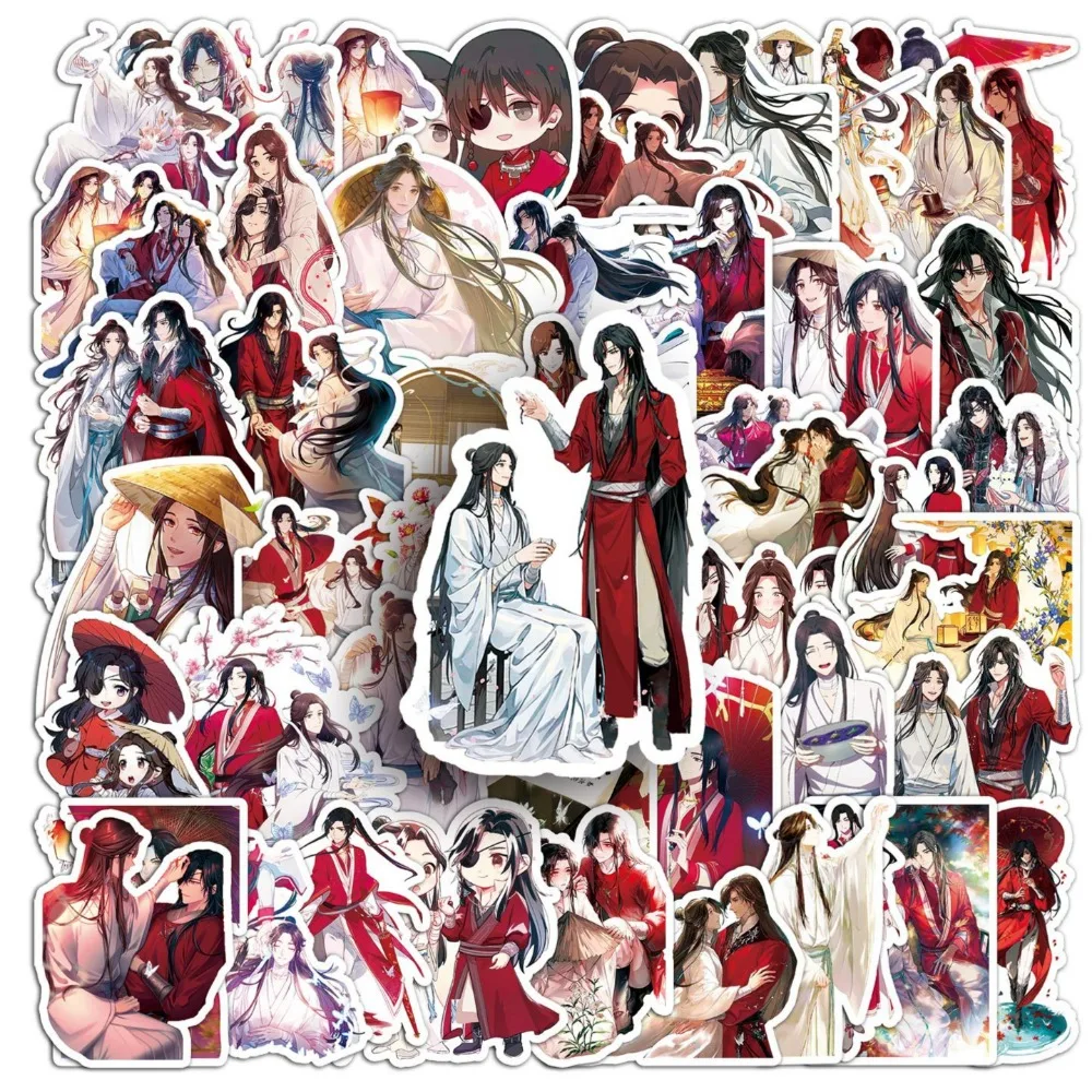 Стикеры аниме для косплея Tian Guan Ci Fu 10/58 шт.