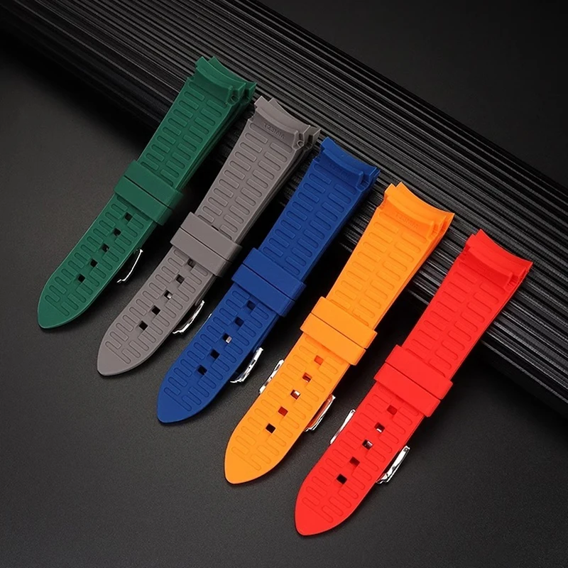 Ремешок силиконовый для наручных часов IWC Pilot Series IW377714 IW388103 Little Prince 20 мм 21 22