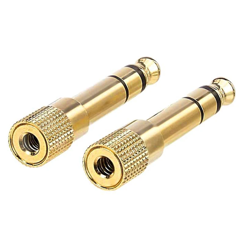 Новинка-20 упаковок стерео аудио гитарный переходник 6 35 мм (1/4 дюйма) папа-3 5 (1/8