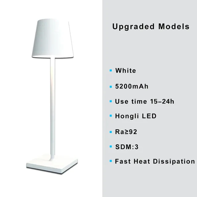 

Настольная лампа DIFEISI 3 цвета 5000 мАч