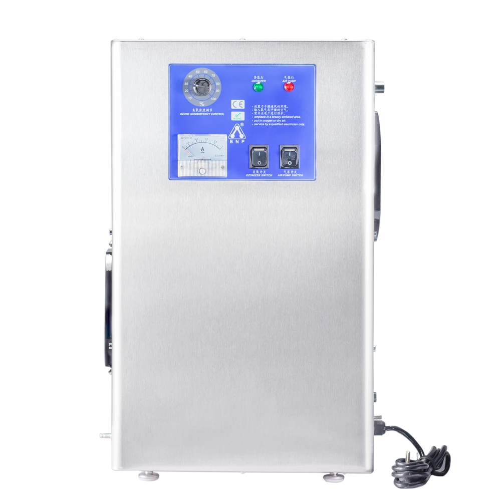 

Factory BNP OZ-15G-D industrial home ozone generator air purifier with dryer for room car air food swimming pool water treatment