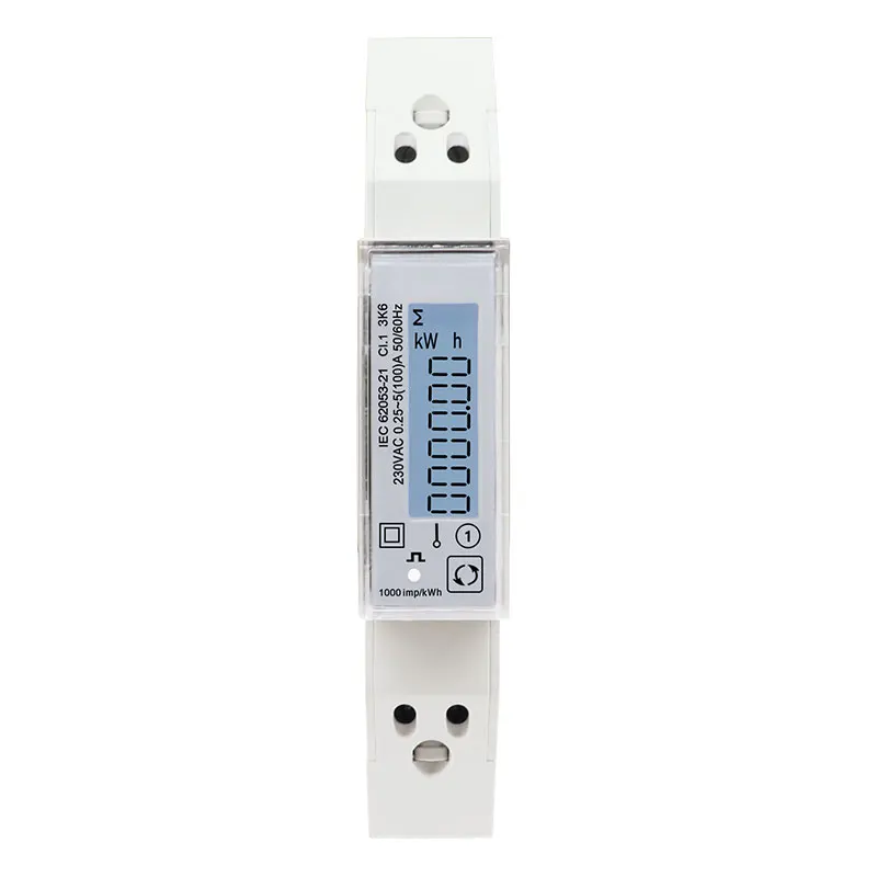 

Многофункциональный счетчик часов ватт на DIN-рейку 100A RS485 MODBUS RTU 230 В SDM120 V A PF Гц