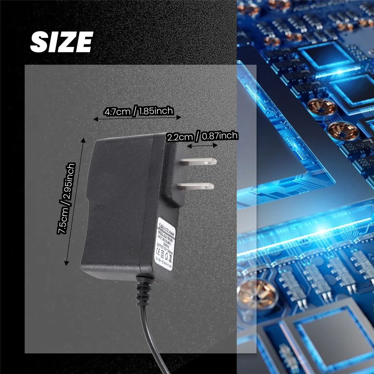 For Philips-HQ8505 Norelco 7000 5000 3000 Series Electric Shaver Beard Trimmer Adapter Power Cord US Plug