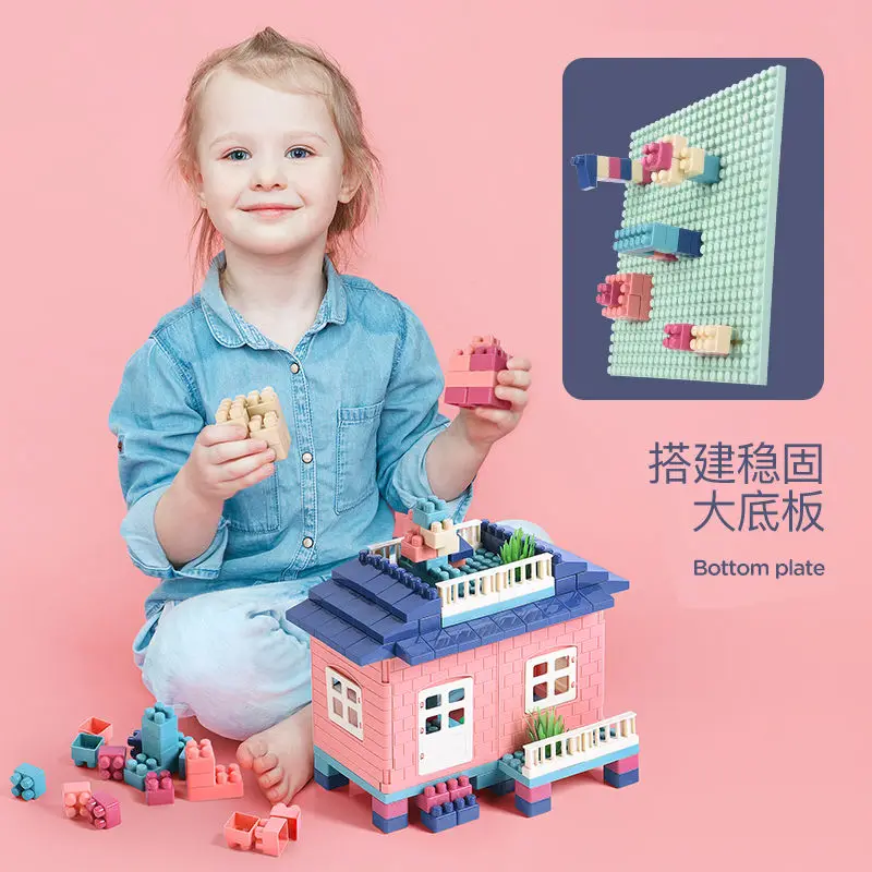 

Новые наборы красочных строительных блоков, совместимые с DIY, креативные Классические блоки, развивающие игрушки для детей, подарки