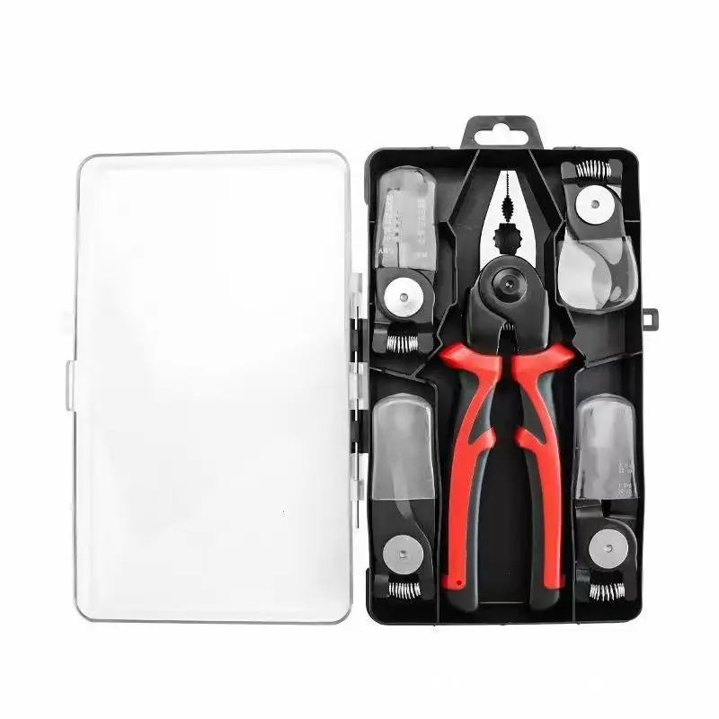 

K50 5 in 1 All Purpose Versatile Heavy Duty Tool Kit With Linesman Plier, Crimping Tools, Sheet Metal Shear,Wire Stripper