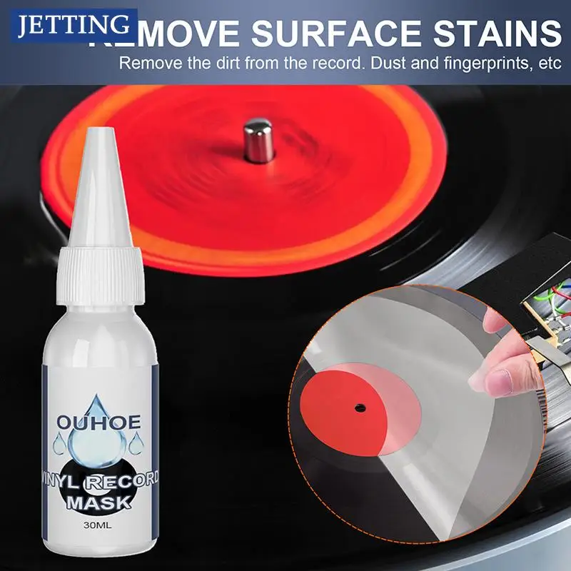 Vinyl Record Cleaner 200ml Vinyl LP/CD Record Professional Cleaner Cleaning Fluid Dust Removal Anti-static Spray Dishwashing