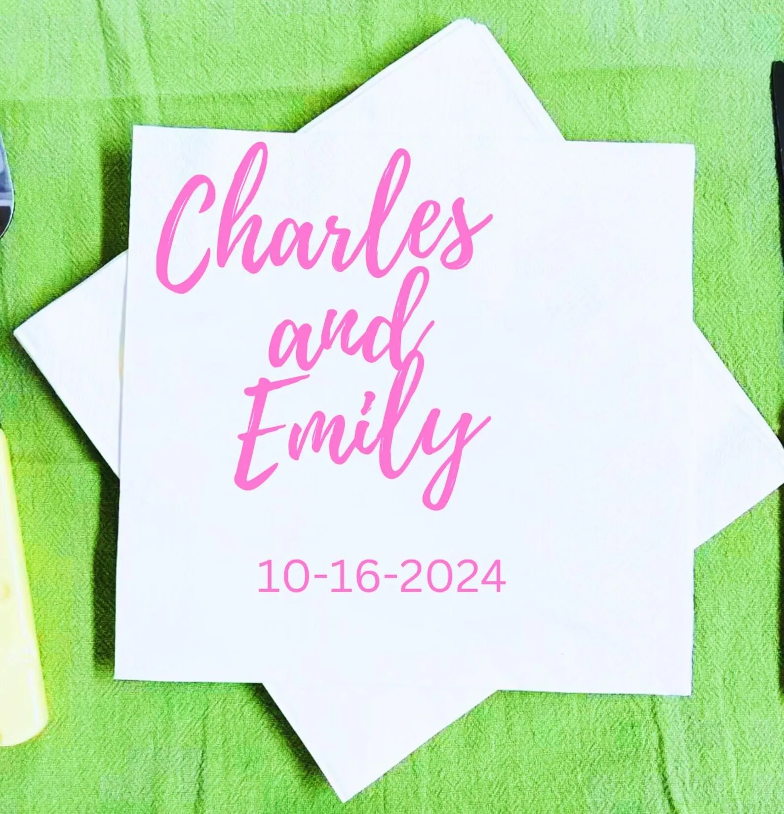 Салфетка для вечеринок на заказ юбилей изготовленные коктейльные салфетки