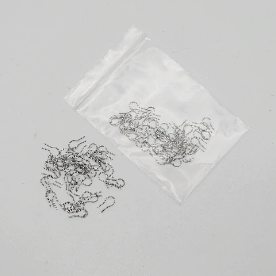 High Temperature Resistance Tungsten Wire Hanging Firing Hook Jump Rings Pottery Ornament Hanger U Shape Hooks