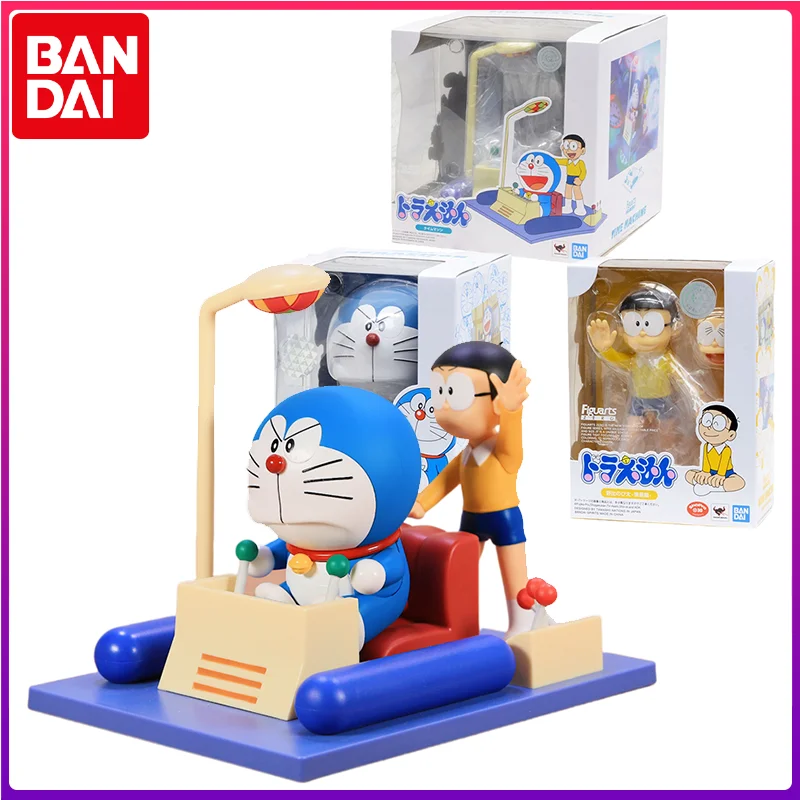 

Bandai Original Anime Figure Figuarts ZERO Doraemon Time Machine Action Figure Toys for Kids Gift Collectible Model Ornaments