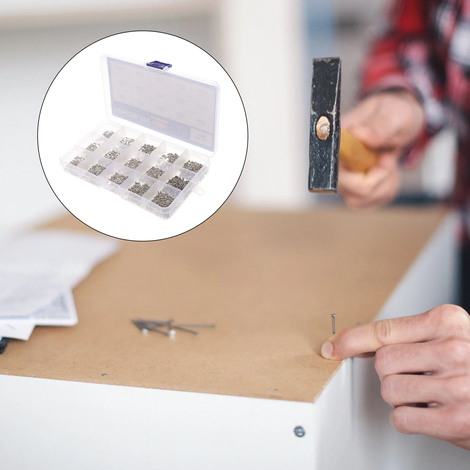 Набор винтов Ассортимент гвоздей и Маленькая саморезная нержавеющая сталь для