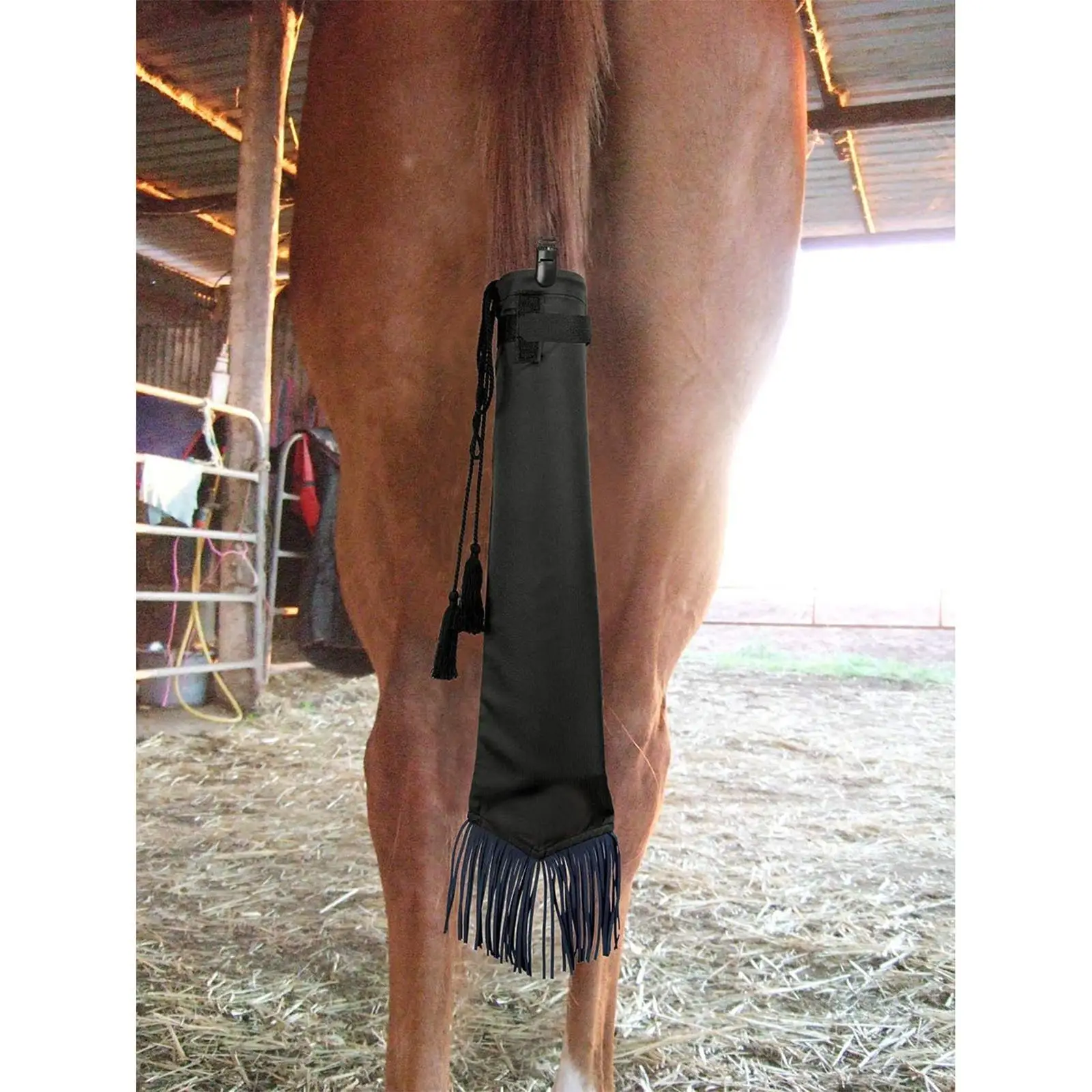 Horse Tail Bag Wrap Protector Waterproof with Fringe for Equestrian Supplies |