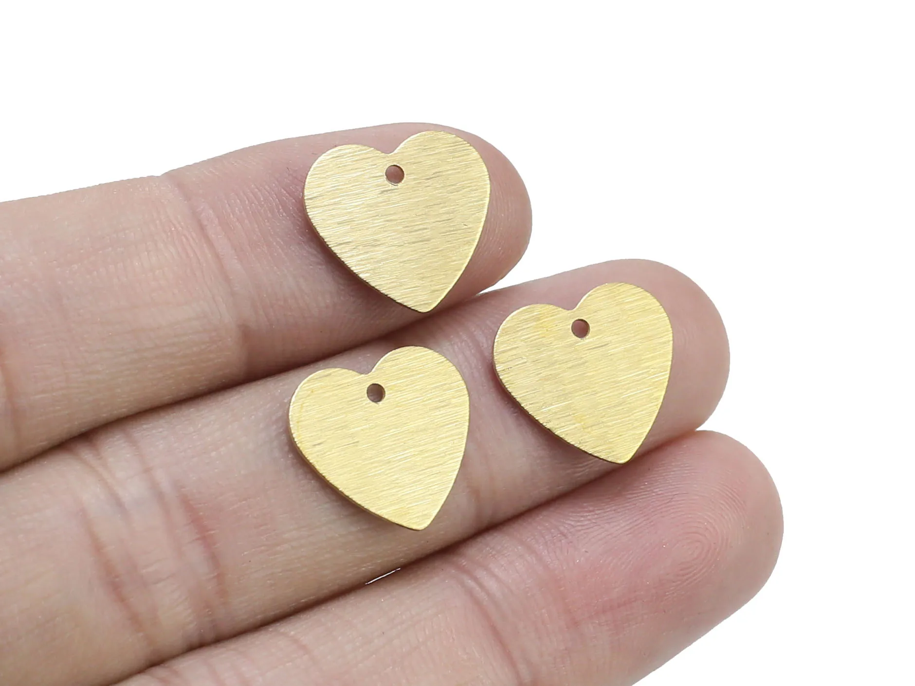 

50 шт латунные подвески в форме сердца, текстурированные латунные серьги, 13,7x12,6x0,6 мм, подвески для сережек, ожерелья, ювелирные изделия R1371