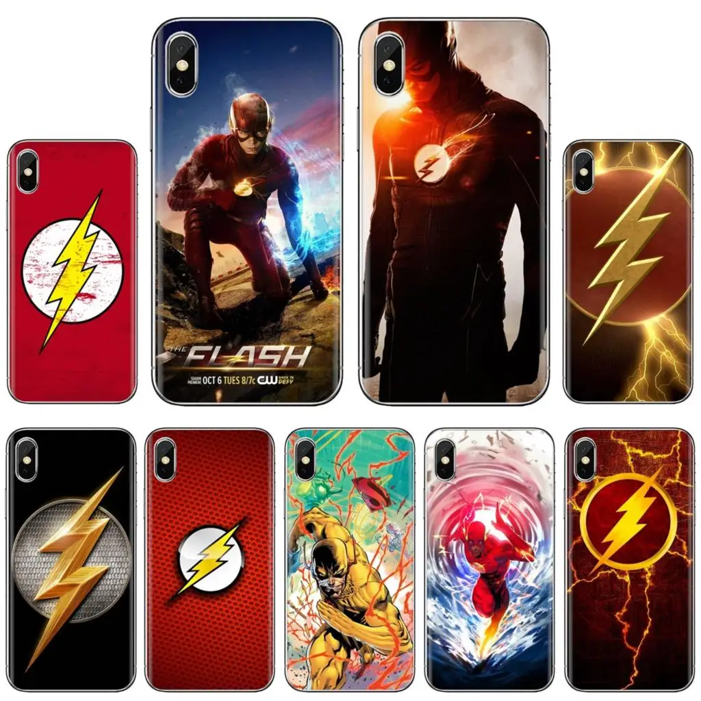 

The Flash Barry Allen Super Heroes For iPhone 10 11 12 13 Mini Pro 4S 5S SE 5C 6 6S 7 8 X XR XS Plus Max 2020 Soft Cases Cover
