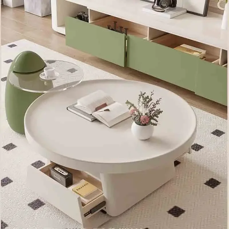 

Minimalist Balcony Coffee Tables Designer Round Unique Italian Side Table Aesthetic Living Room Stolik Kawowy Home Decorations