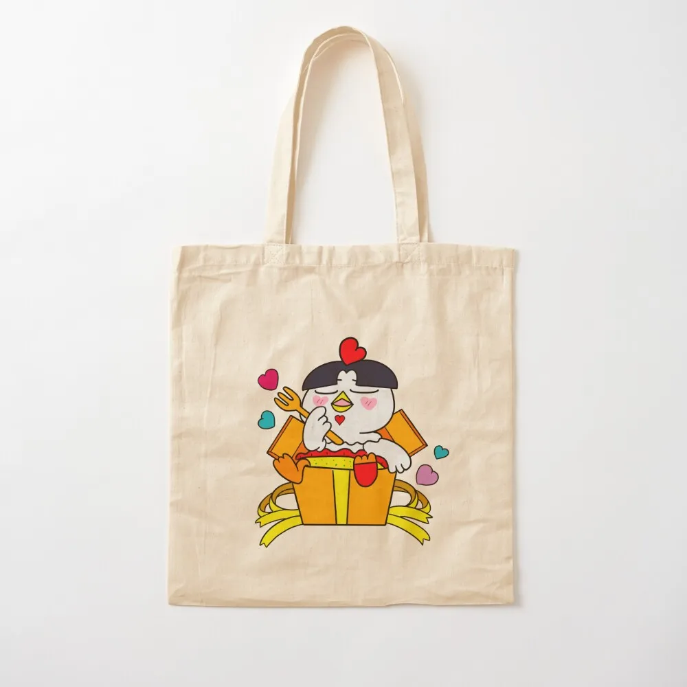 Samyang Carbonara Chicken Tote Bag персонализированная большая сумка для покупок на тележке