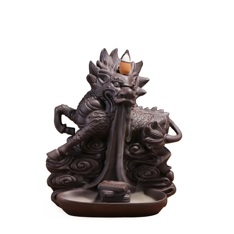 

Incense Stand Home Decoration Candle Holder Censer Zen Garden Smoke Waterfalls Evaporator for Incense Burners With Reflux Decor