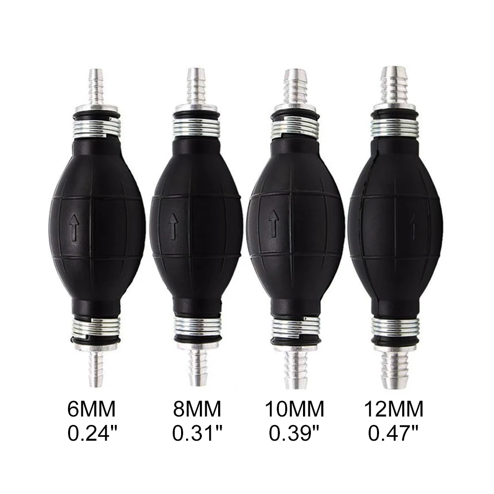 

6/8/10/12mm Car Fuel Tank Sucker Oil Transfer Car Fuel Pump Petrol Diesel Liquid Manual Pump Syphon Fuel Saver Pump