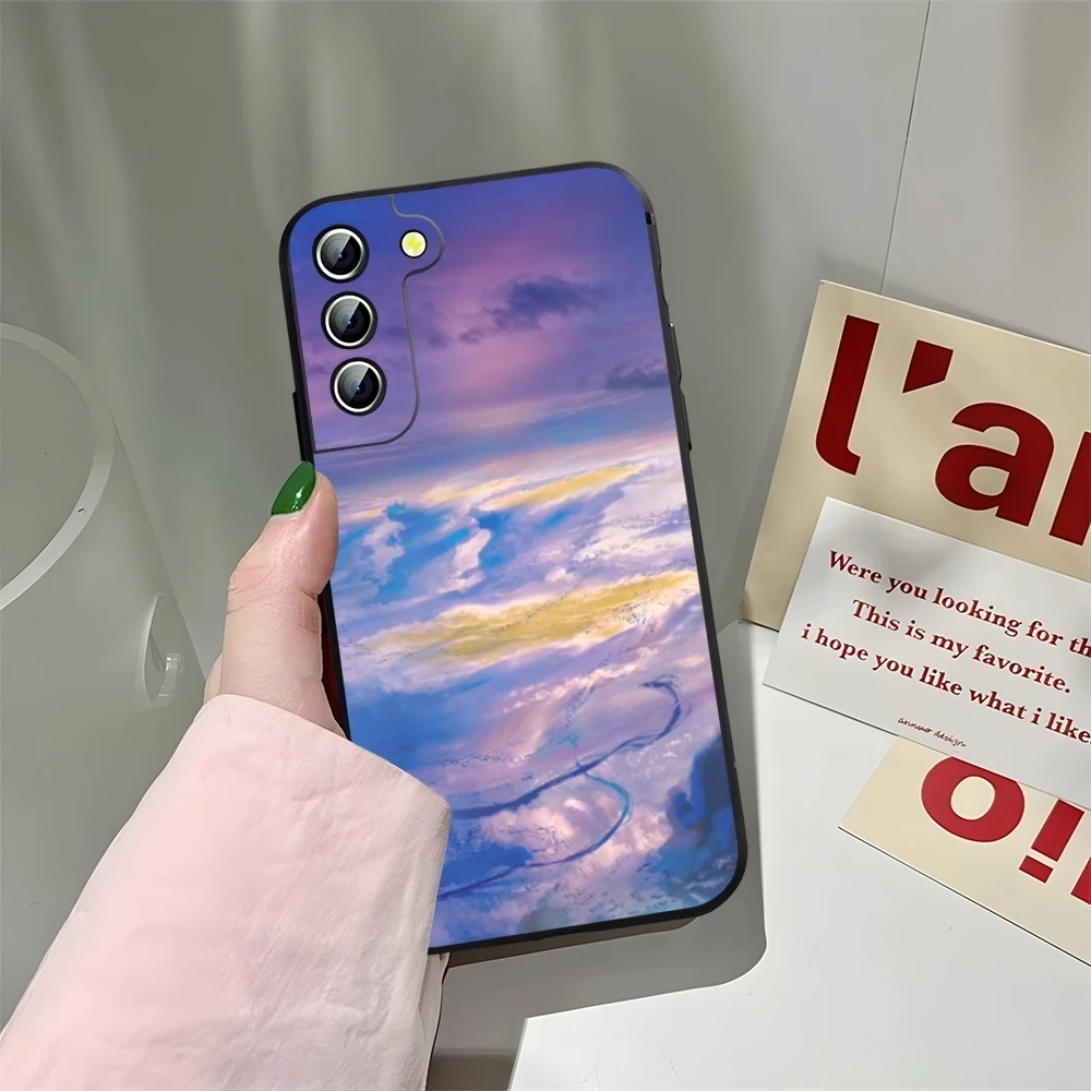 Чехол для телефона Weathering With You Samsung Galaxy S23 S22 S24 S25 S21 Ultra Fe Plus A16 A34 A54 A24 A52 A53 M54 Cover
