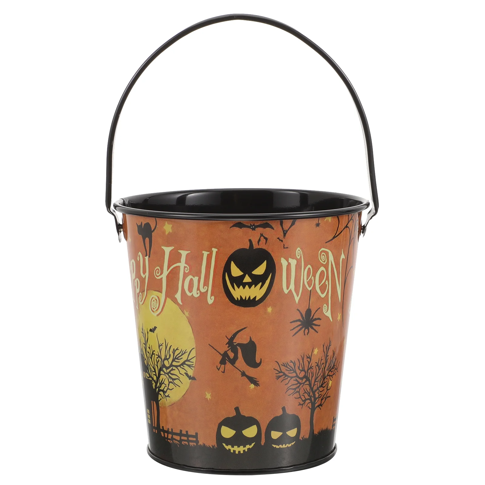 

Handheld Candy Container Popcorn Halloween Supplies Decorative Bucket Treats Festival Holder Mini Snacks Portable