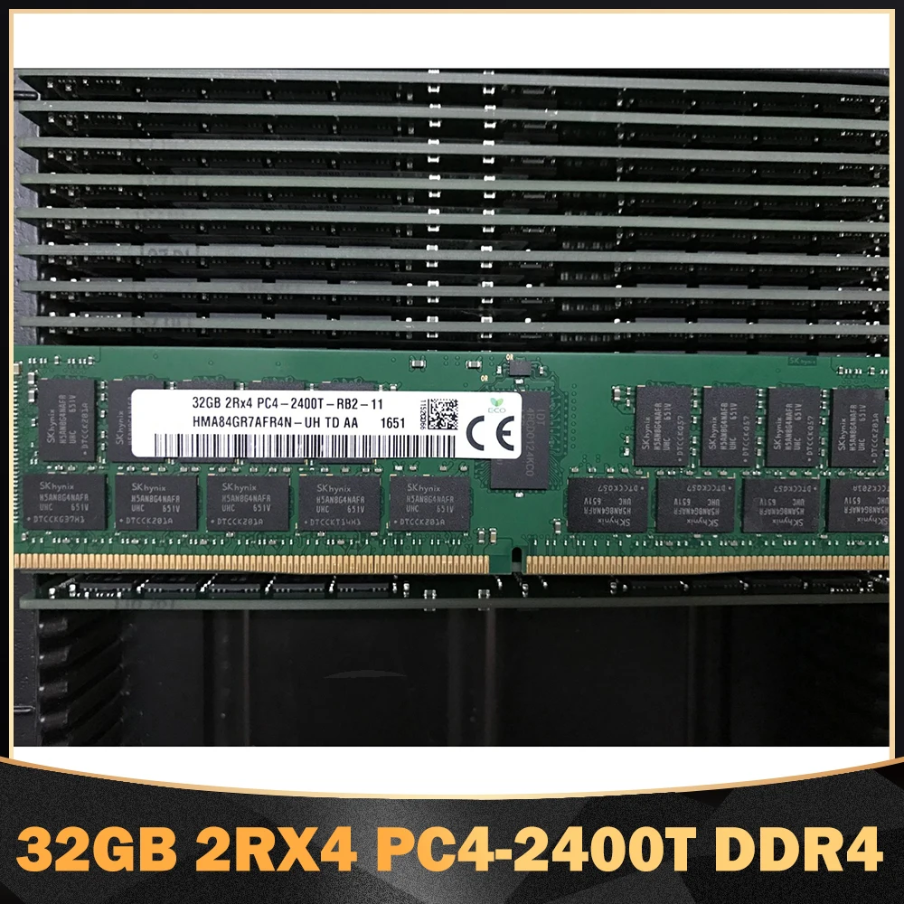 

RAM 32G 32GB 2RX4 PC4-2400T DDR4 2400T RECC для SK Hynix Серверная память высокого качества